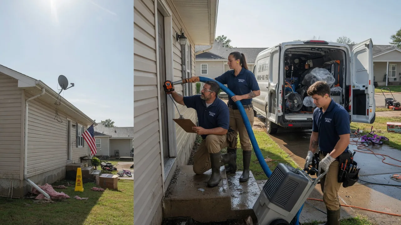 Ceiling Water Damage Restoration in Maidens, VA near me